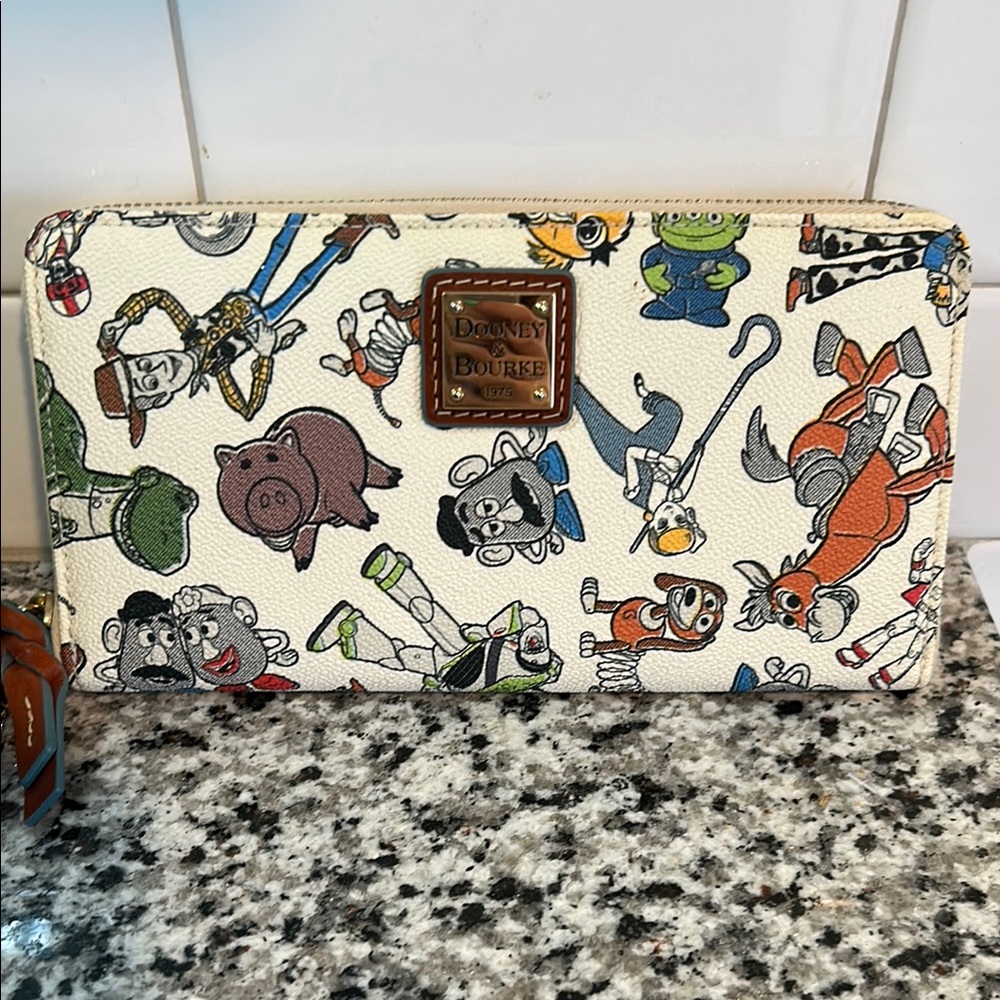 Dooney & Bourke Multicolor Cartoon Wallet